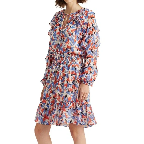 chinese dress ladies LAUREN RALPH LAUREN Tiered Ruffled A-Line Gown main image 1